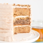 Cross section of a cake.