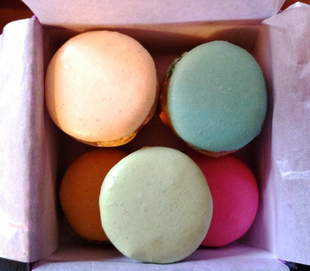 A box of macarons