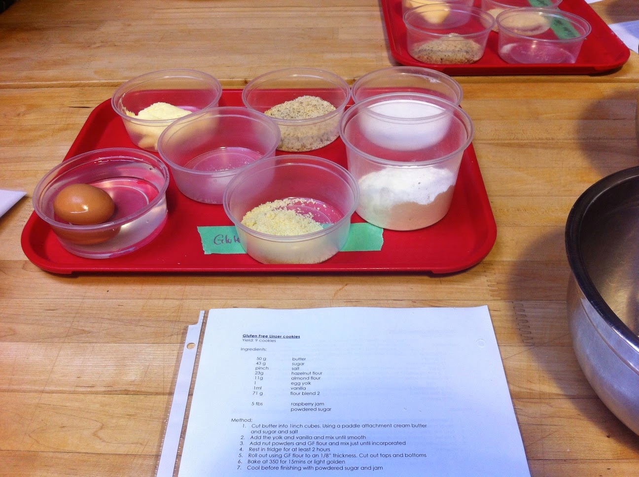 Various baked goods in the pastry kitchen.
