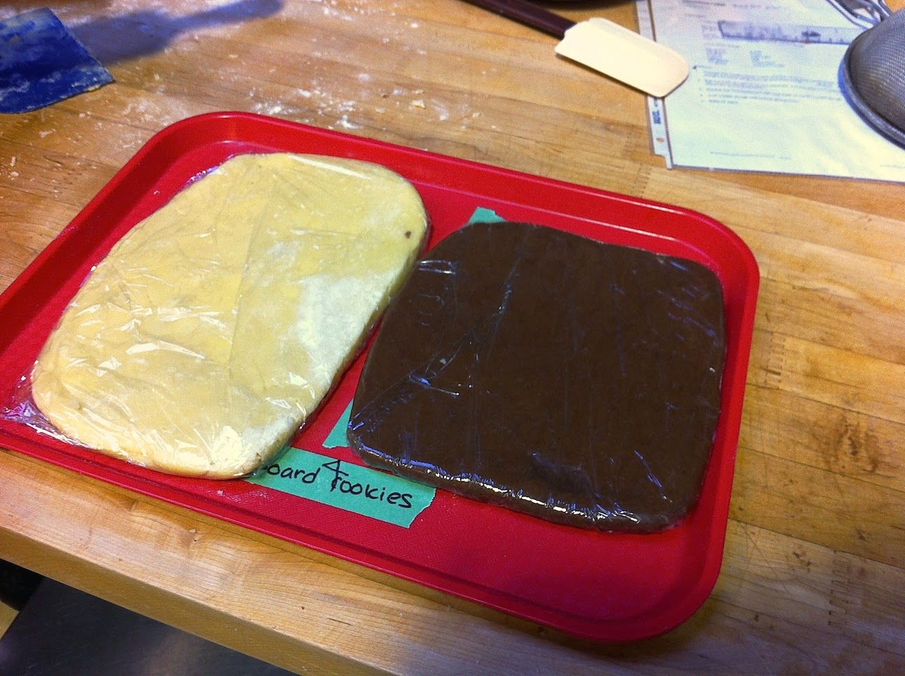 Various baked goods in the pastry kitchen.