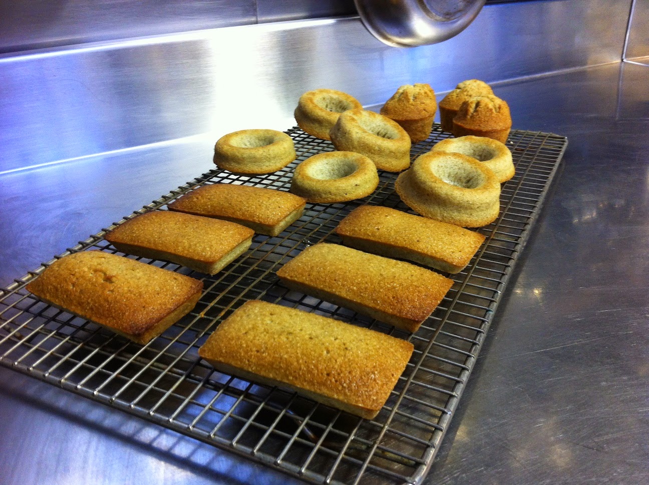 cookies on a cooling rack.