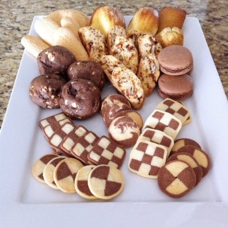 Various baked goods in the pastry kitchen.