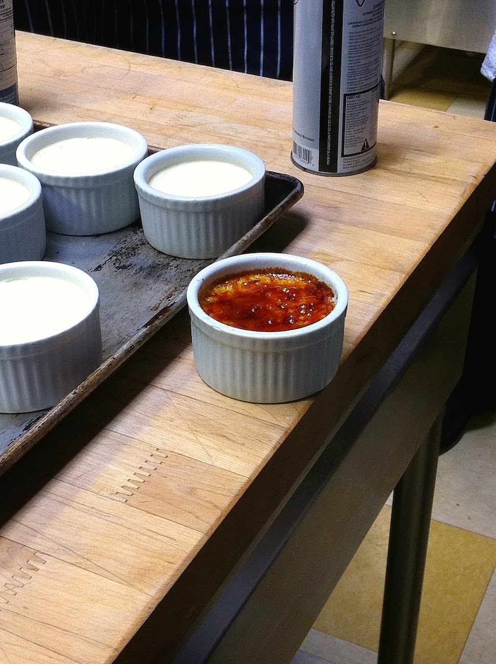 Various baked goods in the pastry kitchen.
