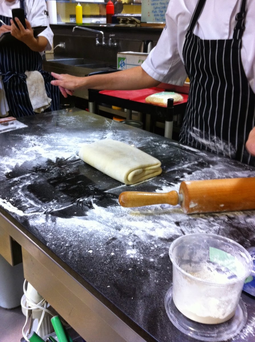 Various baked goods in the pastry kitchen.
