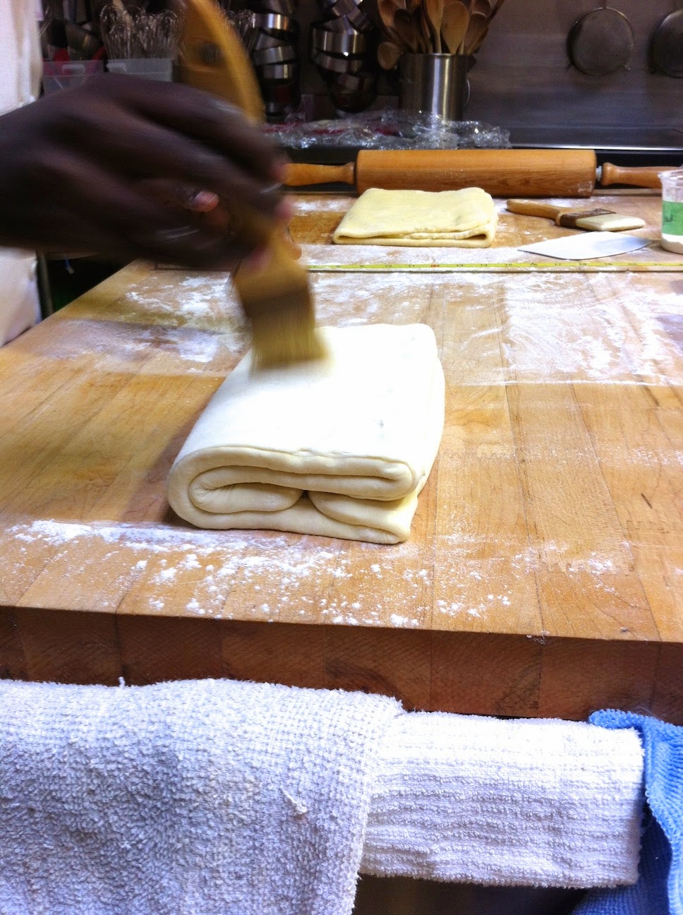 Various baked goods in the pastry kitchen.