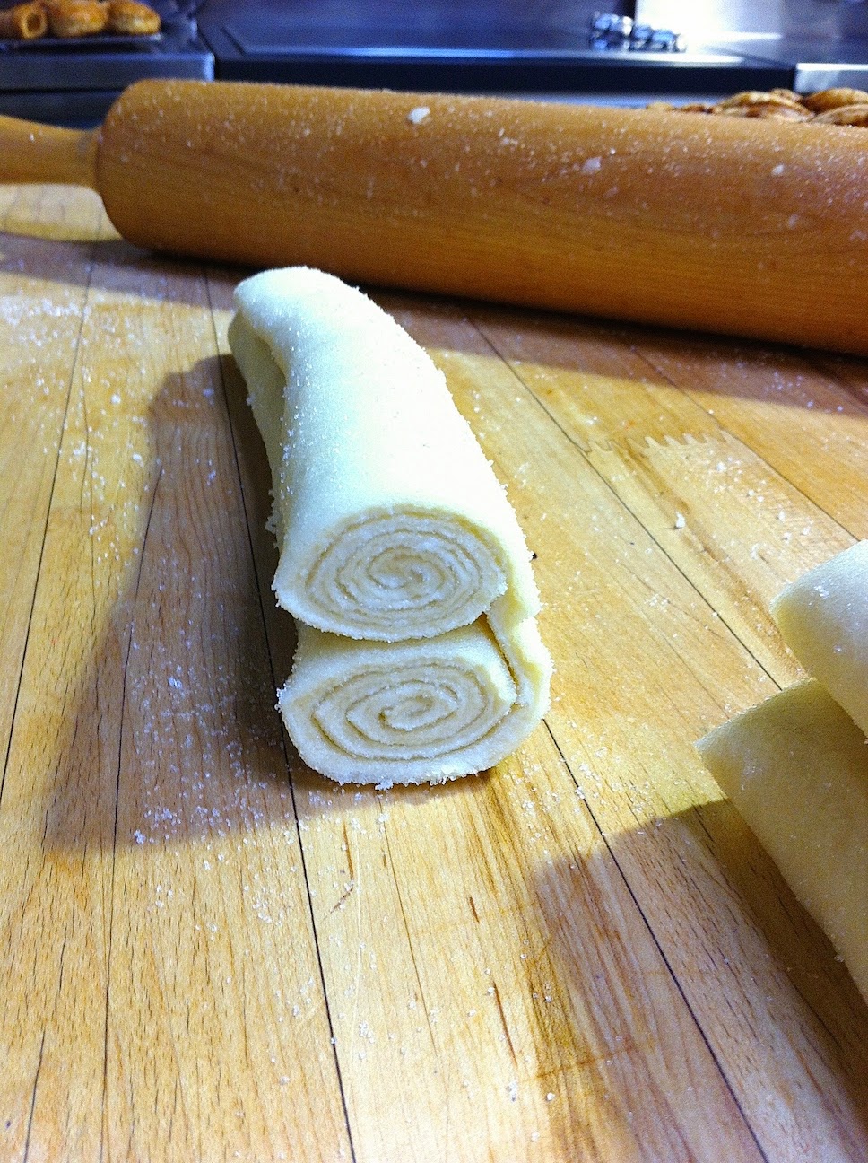 Various baked goods in the pastry kitchen.
