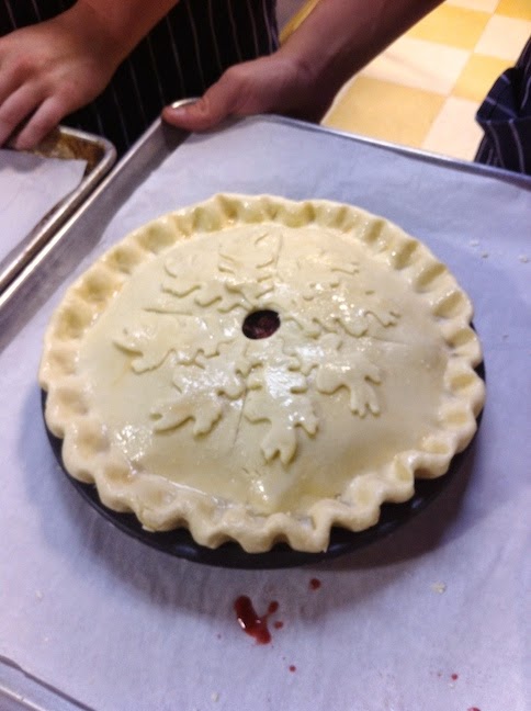 Various baked goods in the pastry kitchen.