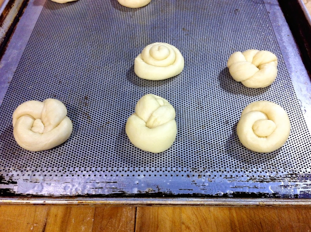 Scenes from the pastry kitchen.