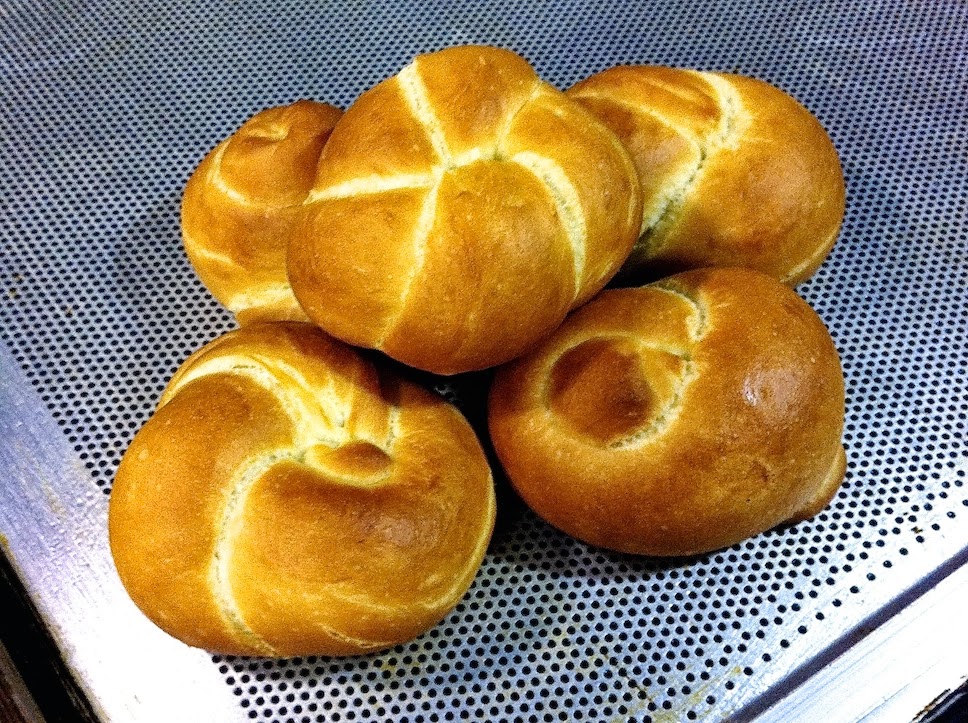 Scenes from the pastry kitchen.