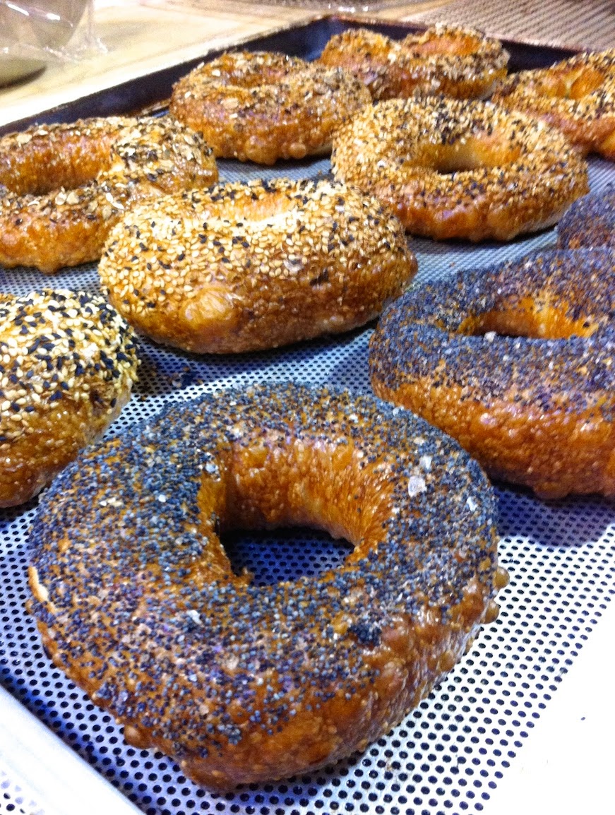 Scenes from the pastry kitchen.