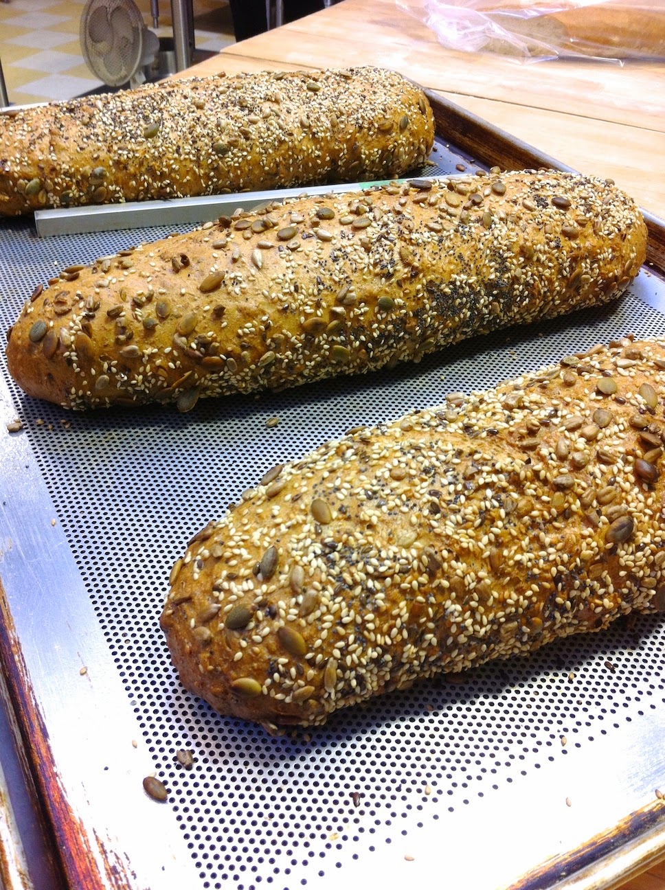 Scenes from the pastry kitchen.