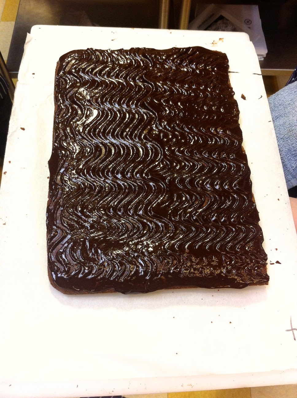 Scenes from the pastry kitchen.