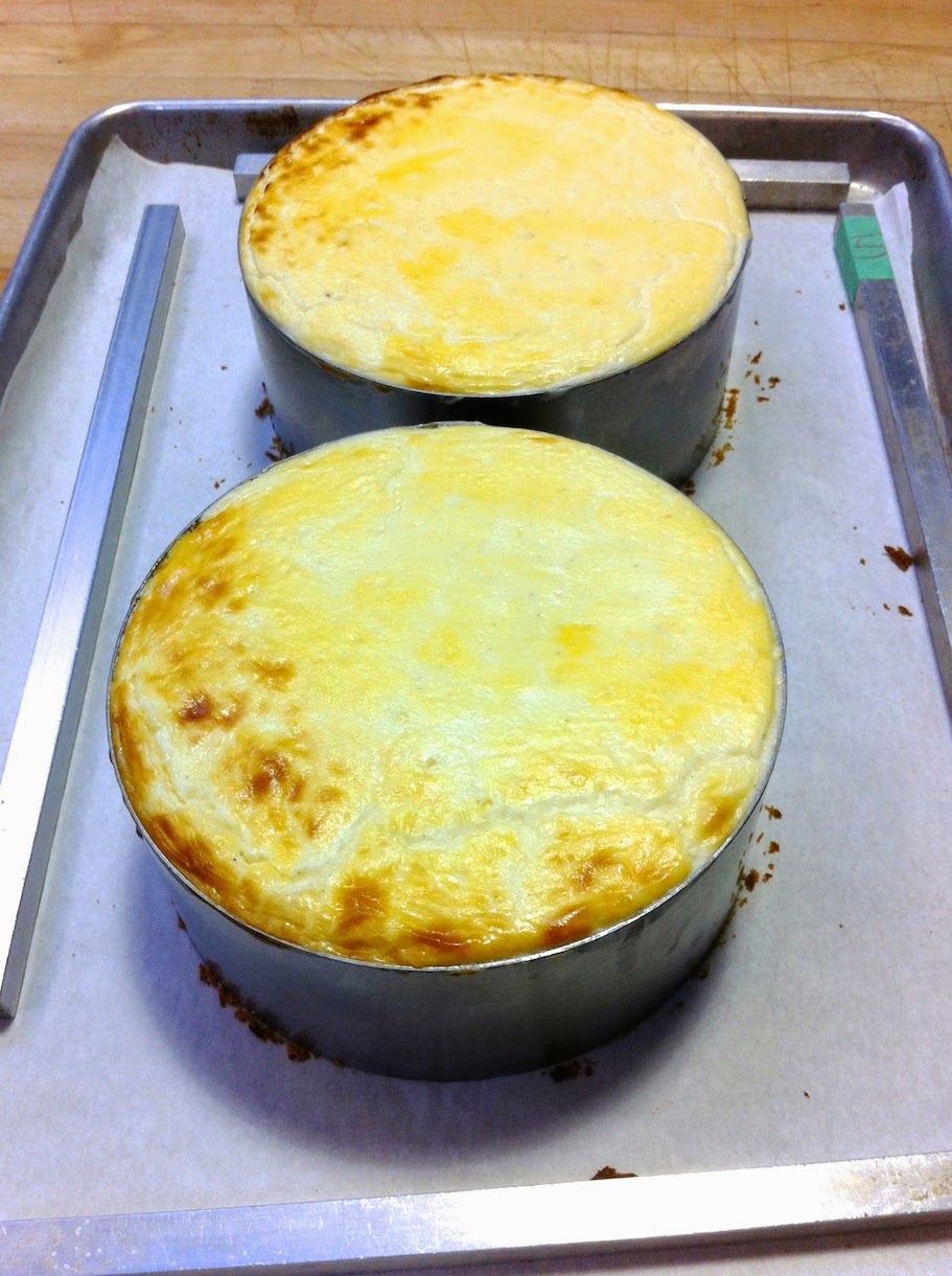 Scenes from the pastry kitchen.