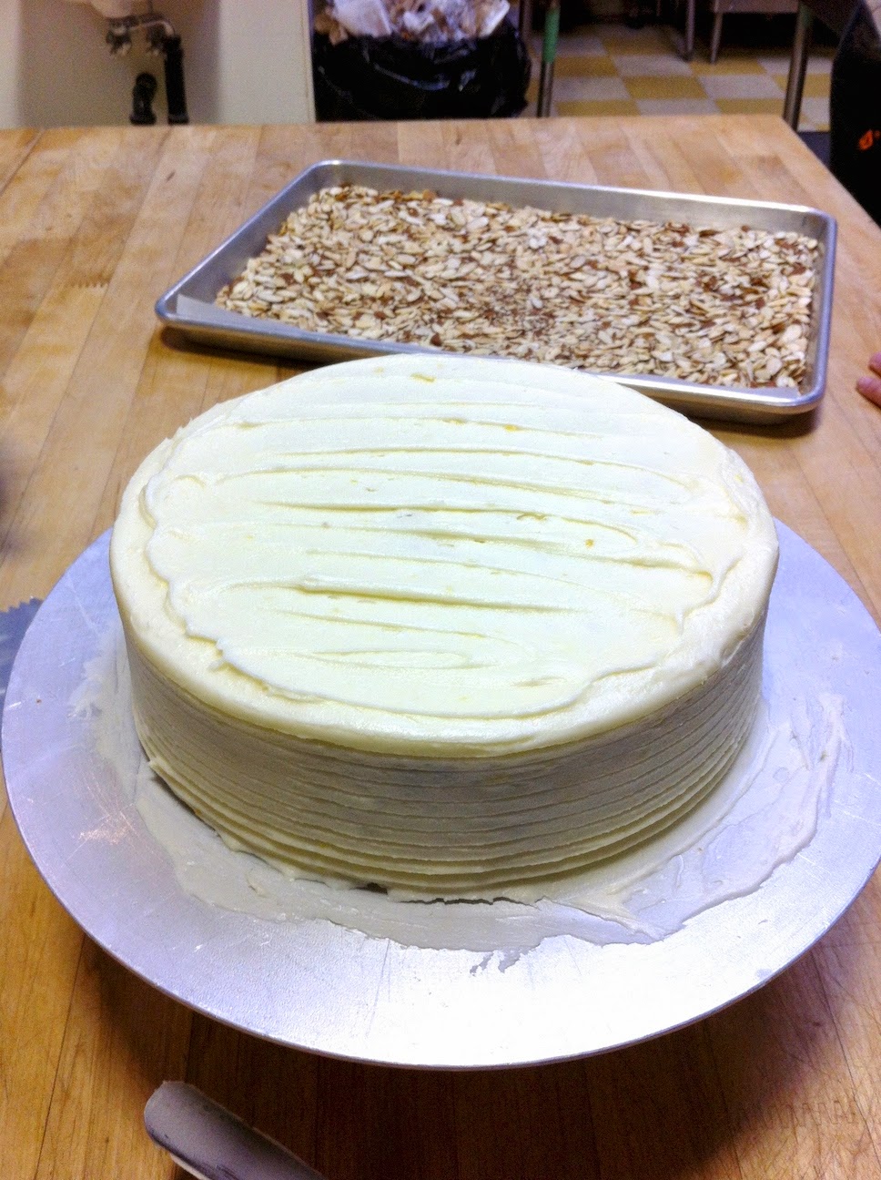 Scenes from the pastry kitchen.