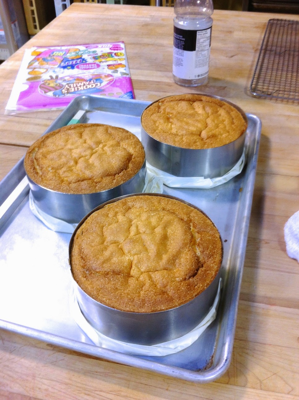 Scenes from the pastry kitchen.