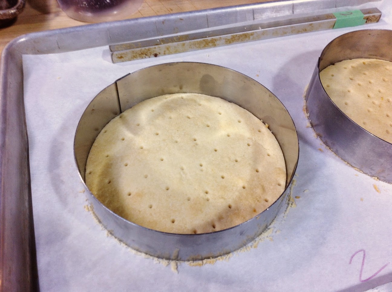 Scenes from the pastry kitchen.