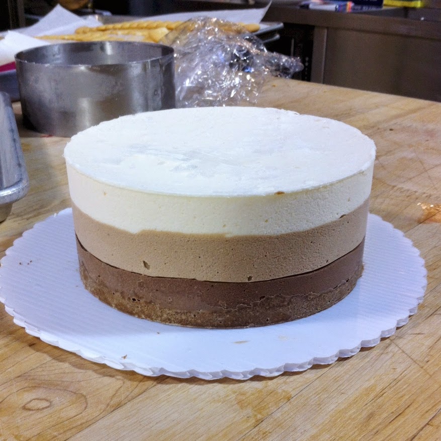 Scenes from the pastry kitchen.