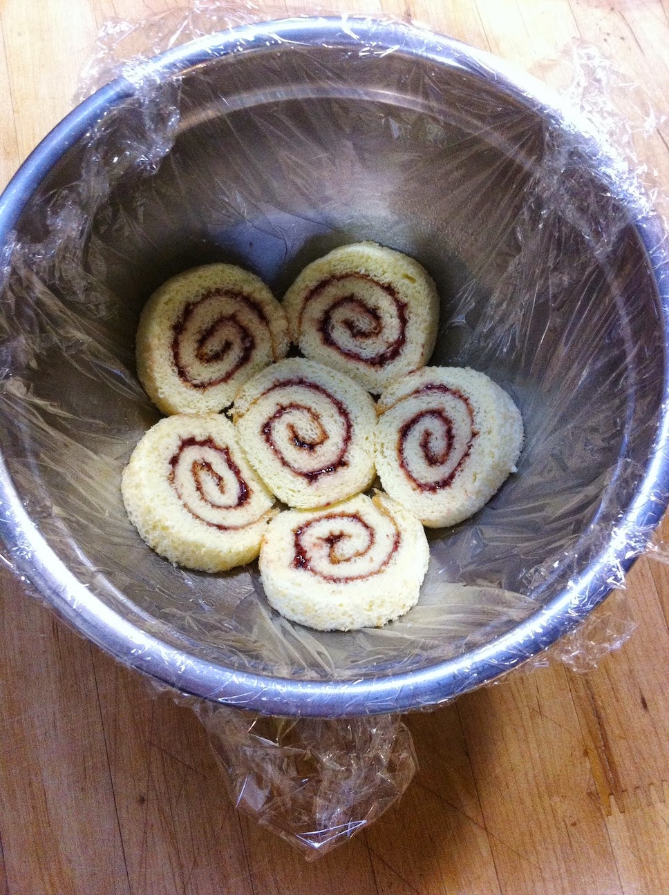 Scenes from the pastry kitchen.