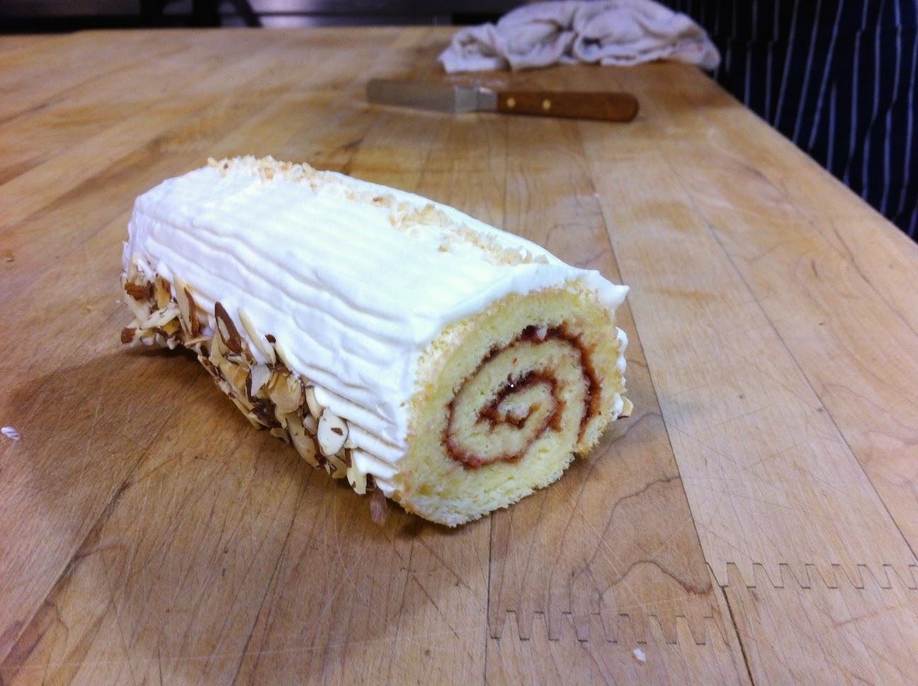 Scenes from the pastry kitchen.