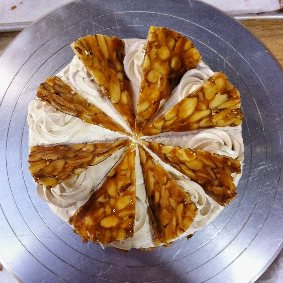 Scenes from the pastry kitchen.