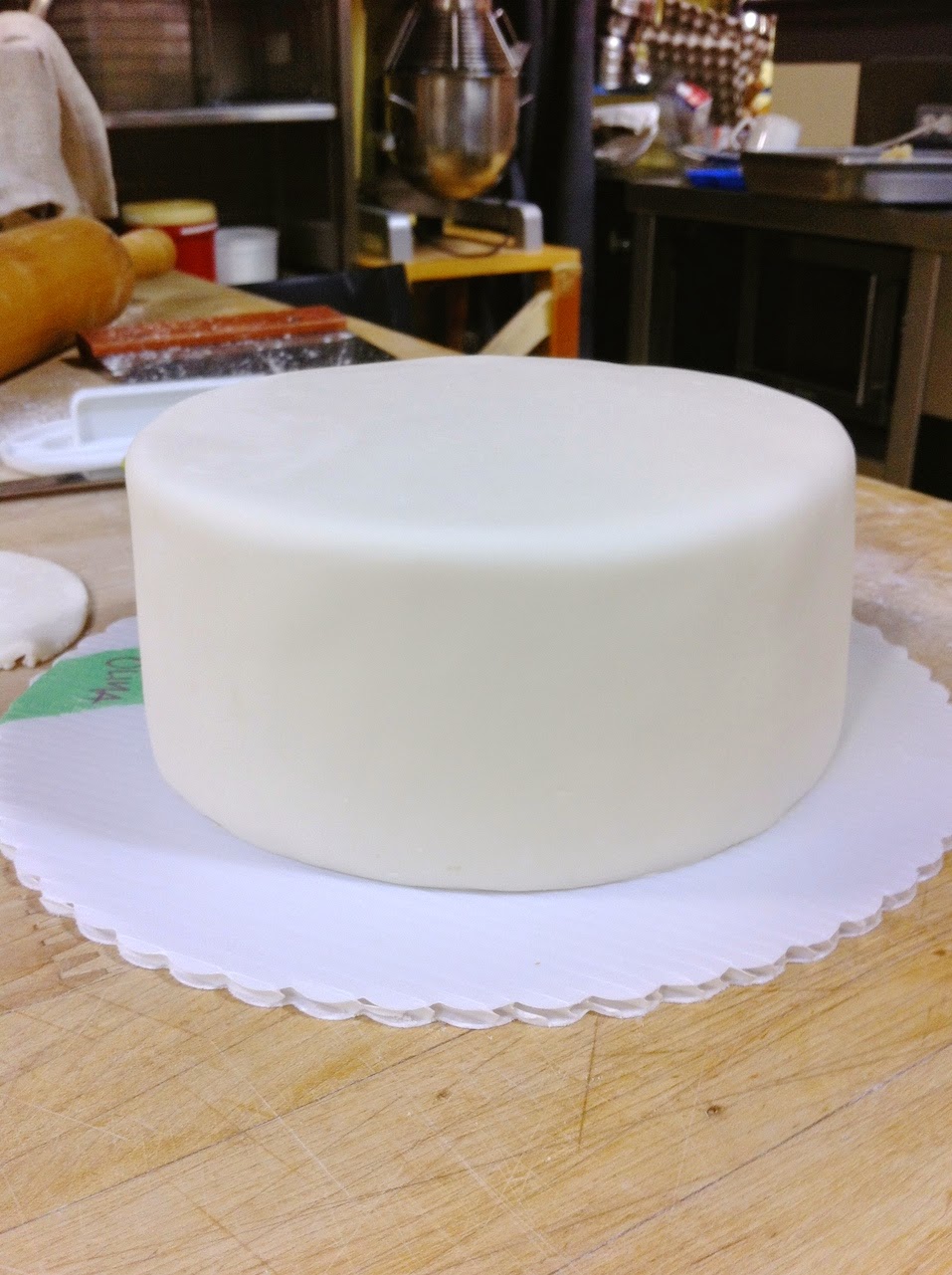 Scenes from the pastry kitchen.