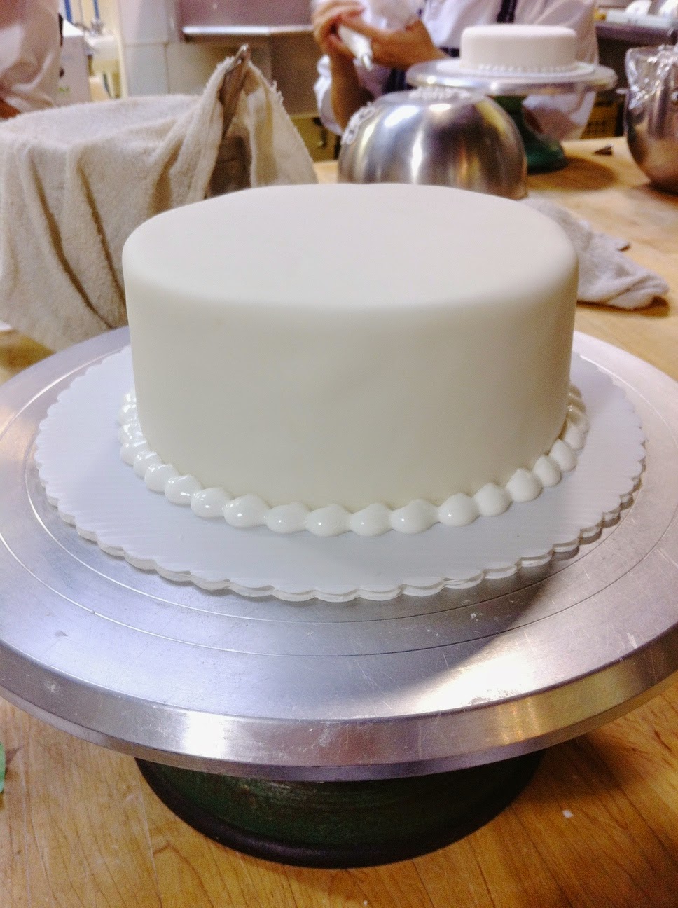 Scenes from the pastry kitchen.