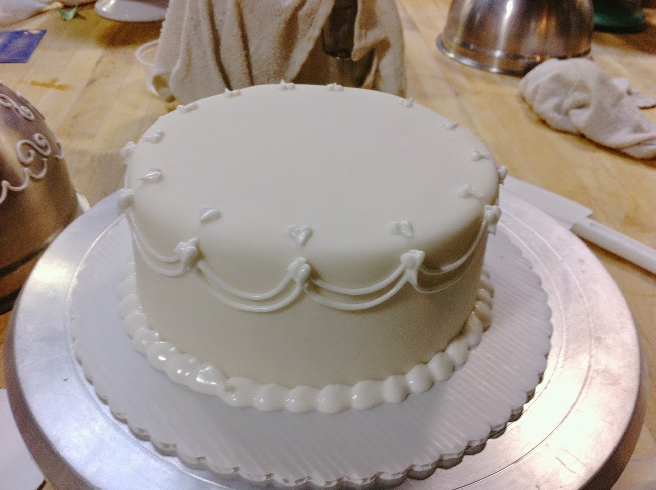 Scenes from the pastry kitchen.