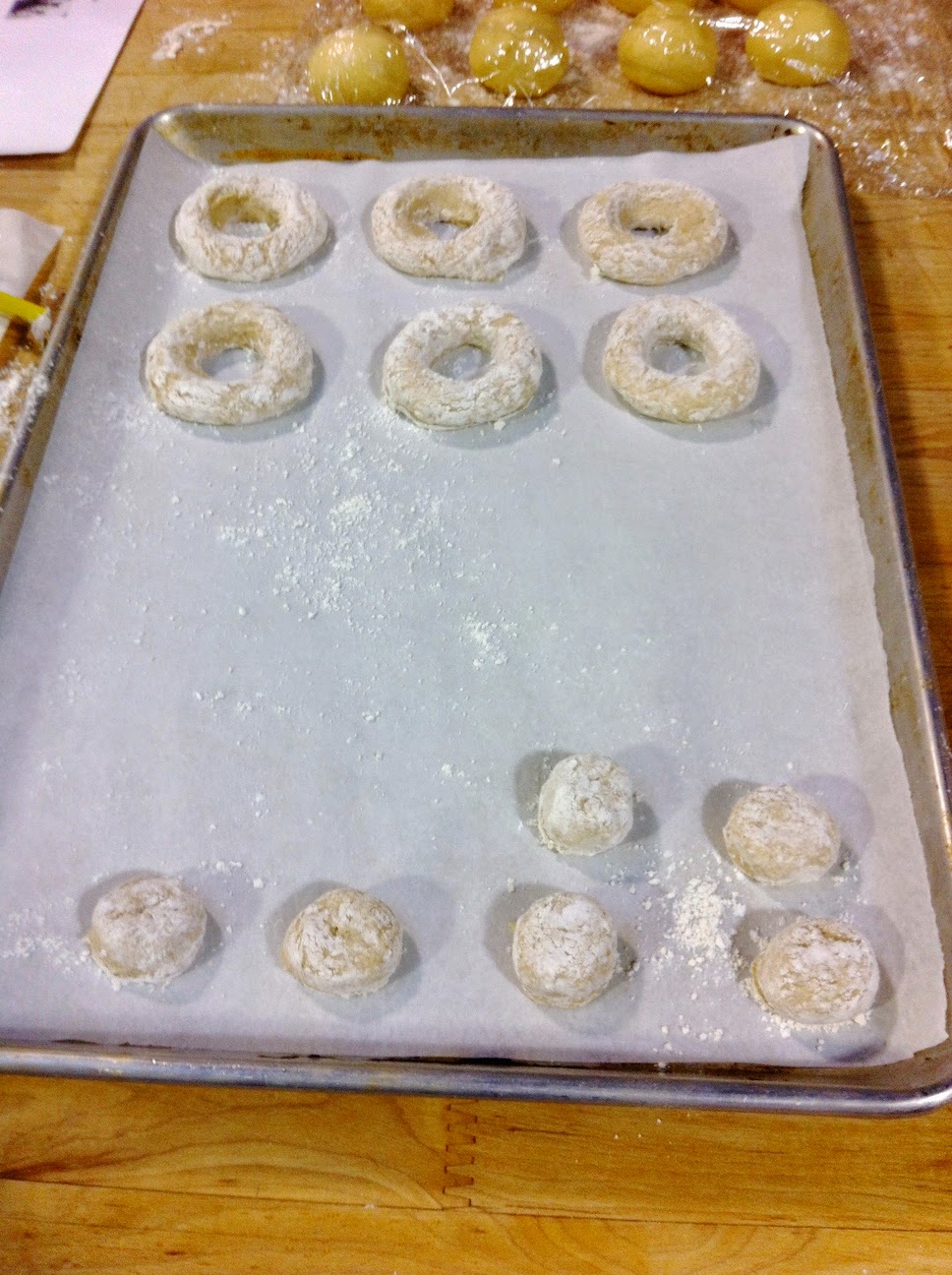 A tray of food on a table