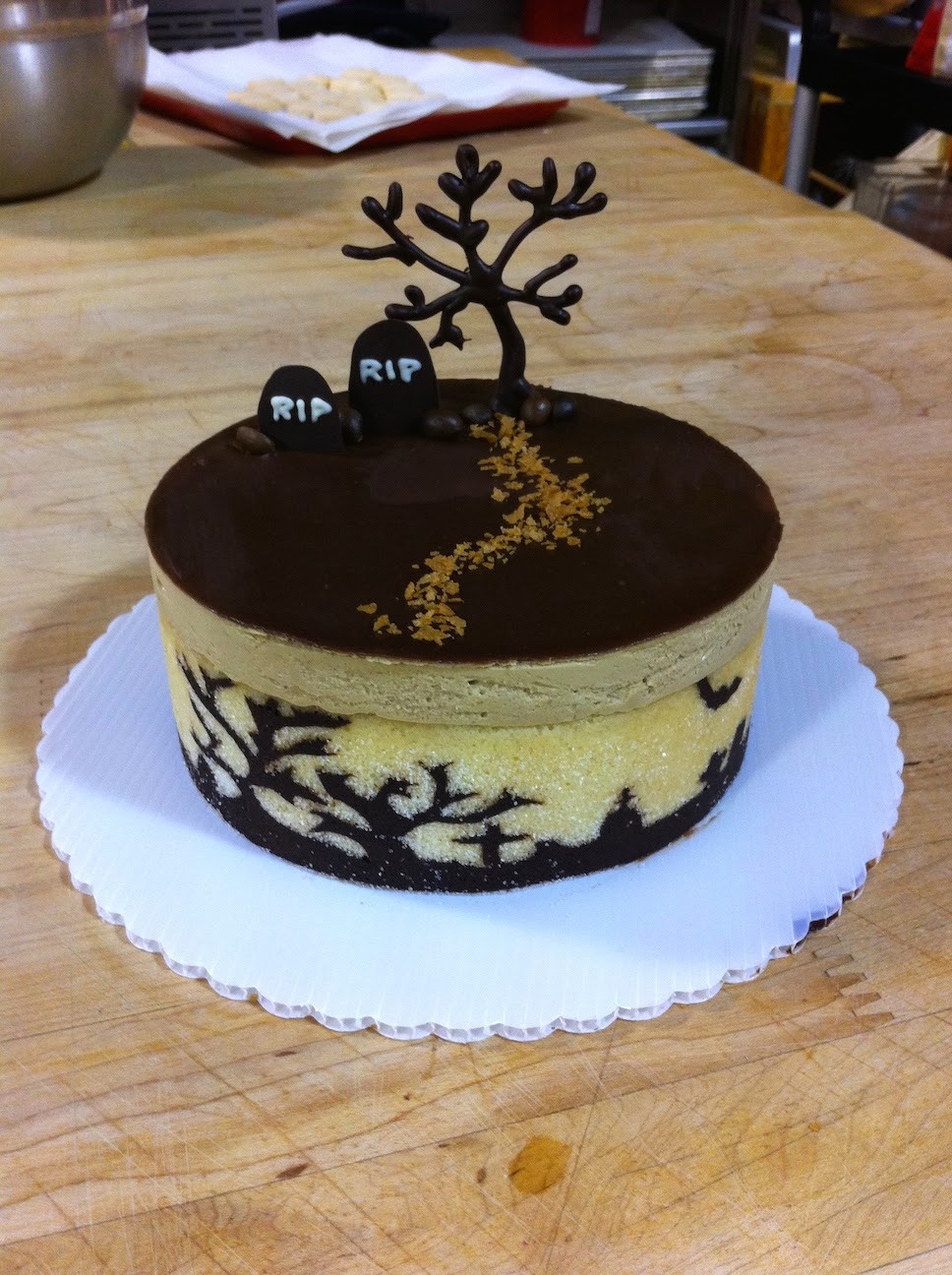 Scenes from the pastry kitchen.