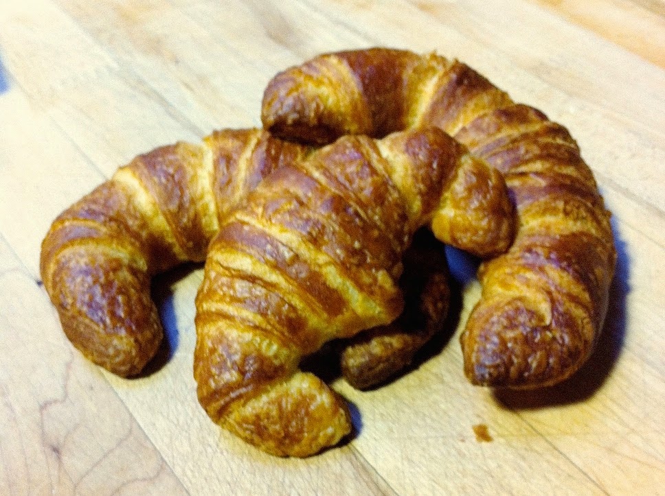 Scenes from a pastry kitchen.