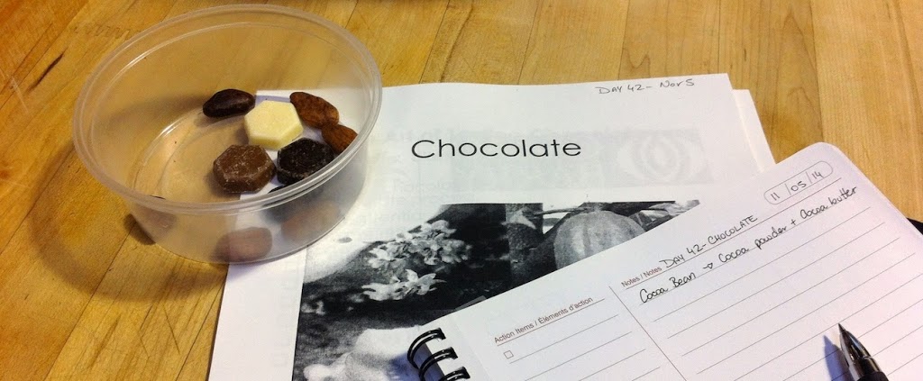 Scenes from a pastry kitchen.