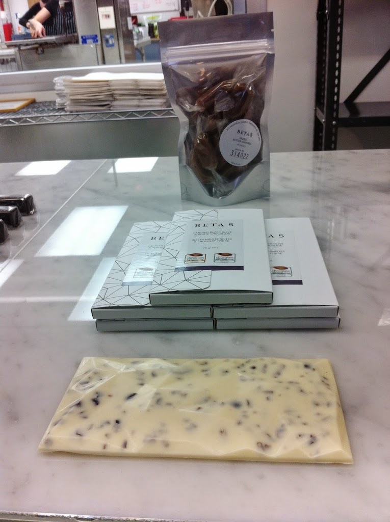 Scenes from a pastry kitchen.