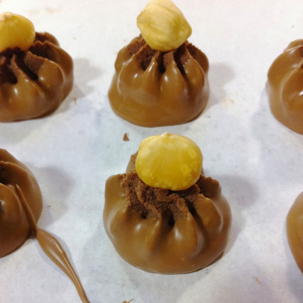 Scenes from a pastry kitchen.