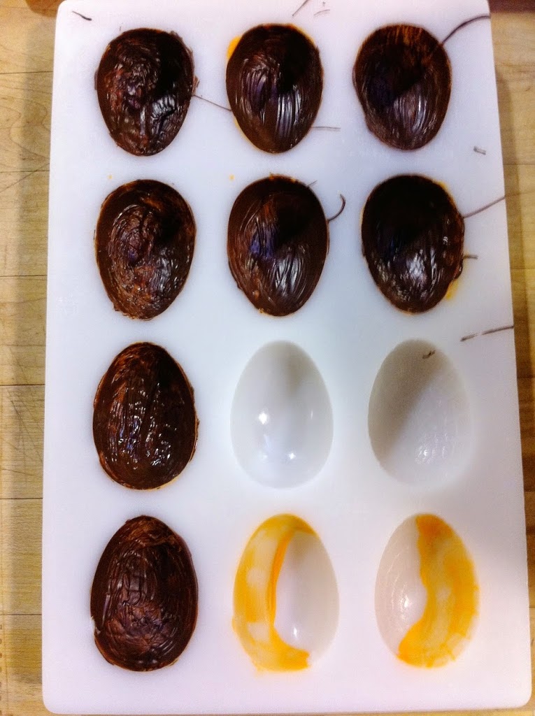 Scenes from a pastry kitchen.