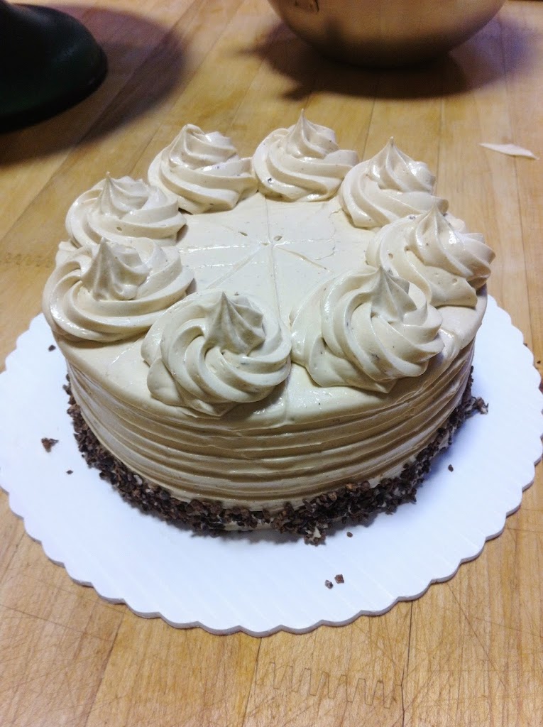 Scenes from a pastry kitchen.