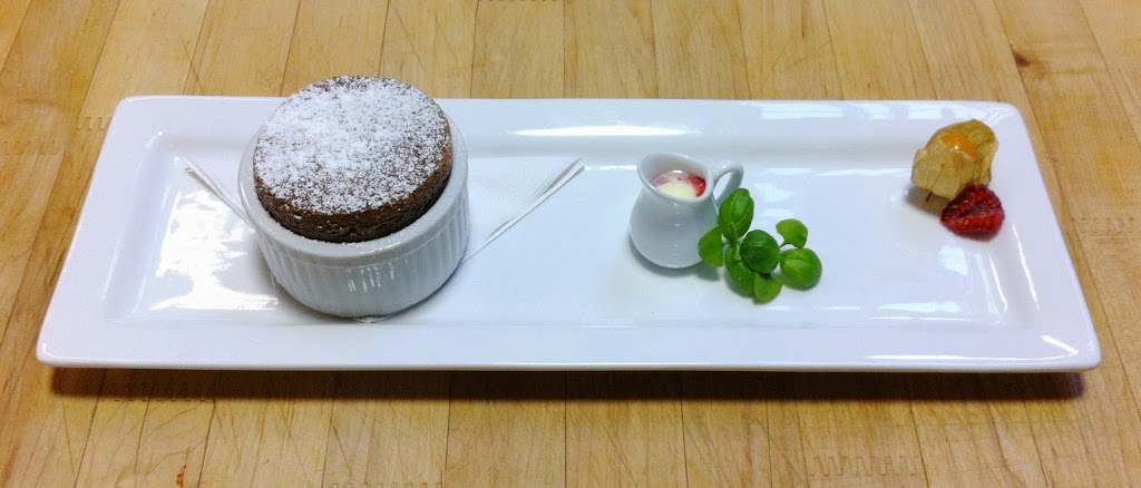 Scenes from a pastry kitchen.