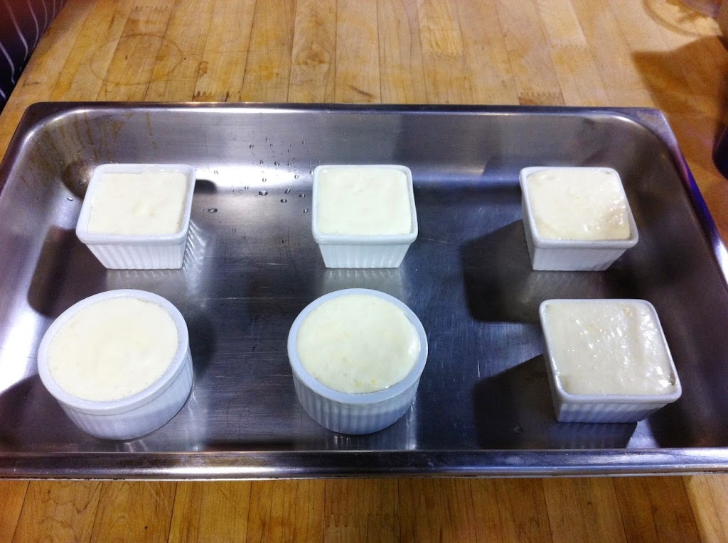 Scenes from a pastry kitchen.