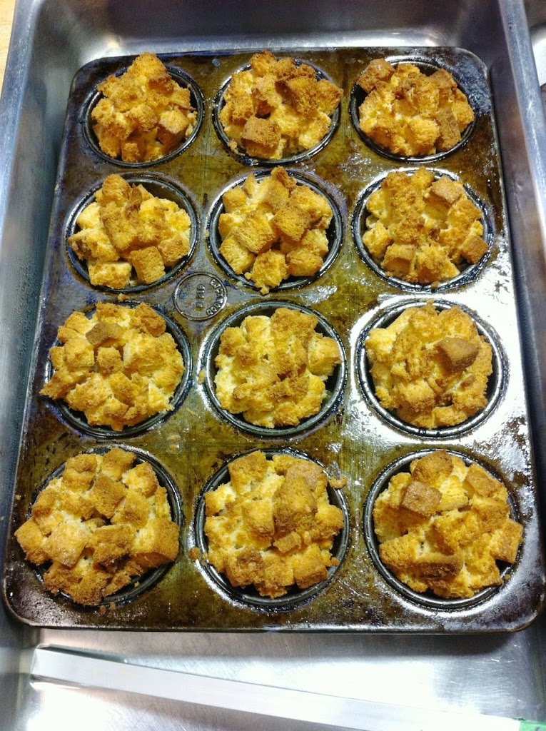 Scenes from a pastry kitchen.