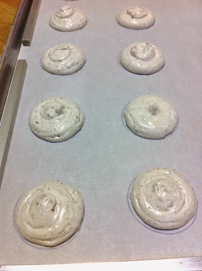 Scenes from a pastry kitchen.