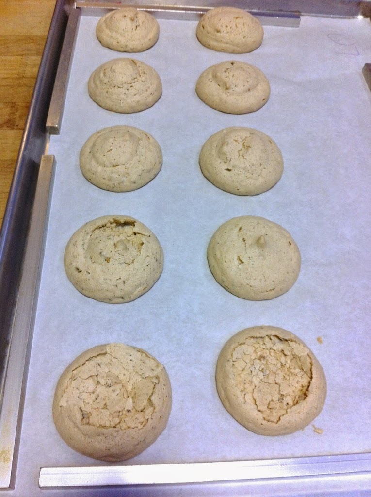 Scenes from a pastry kitchen.