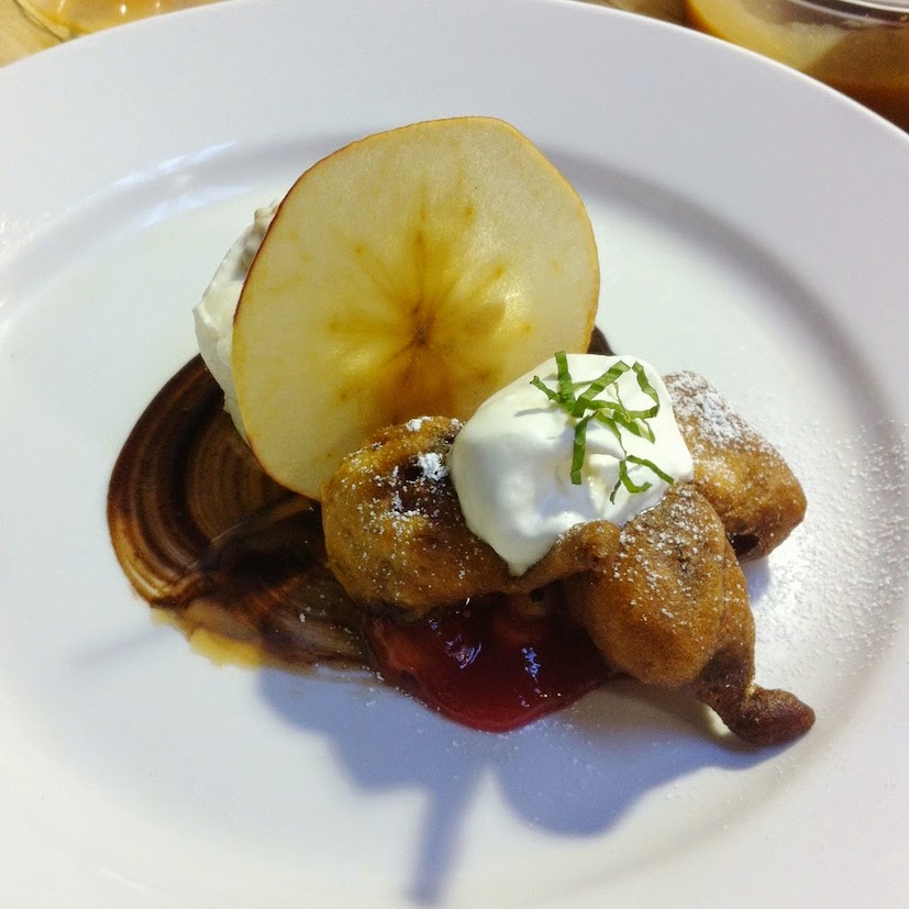 Scenes from a pastry kitchen.