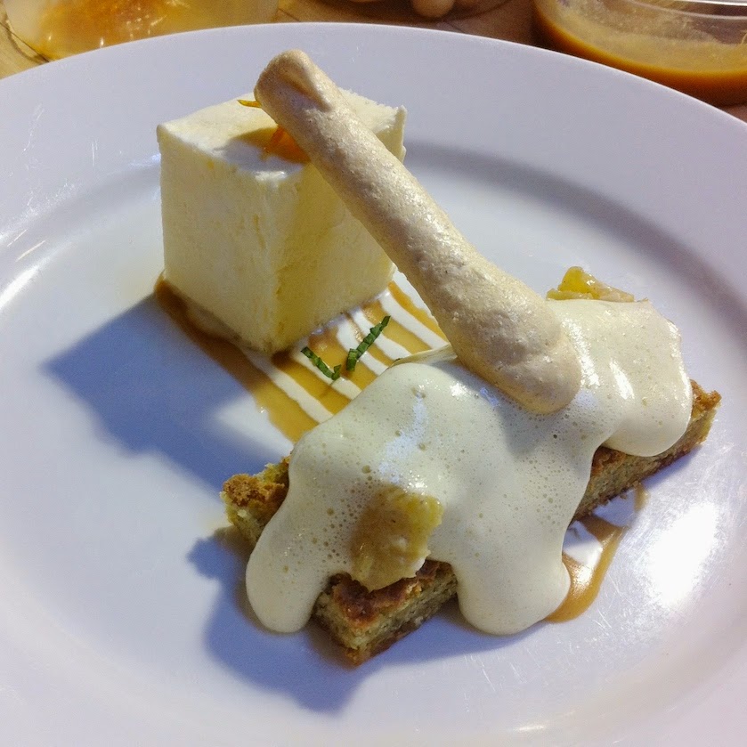 Scenes from a pastry kitchen.