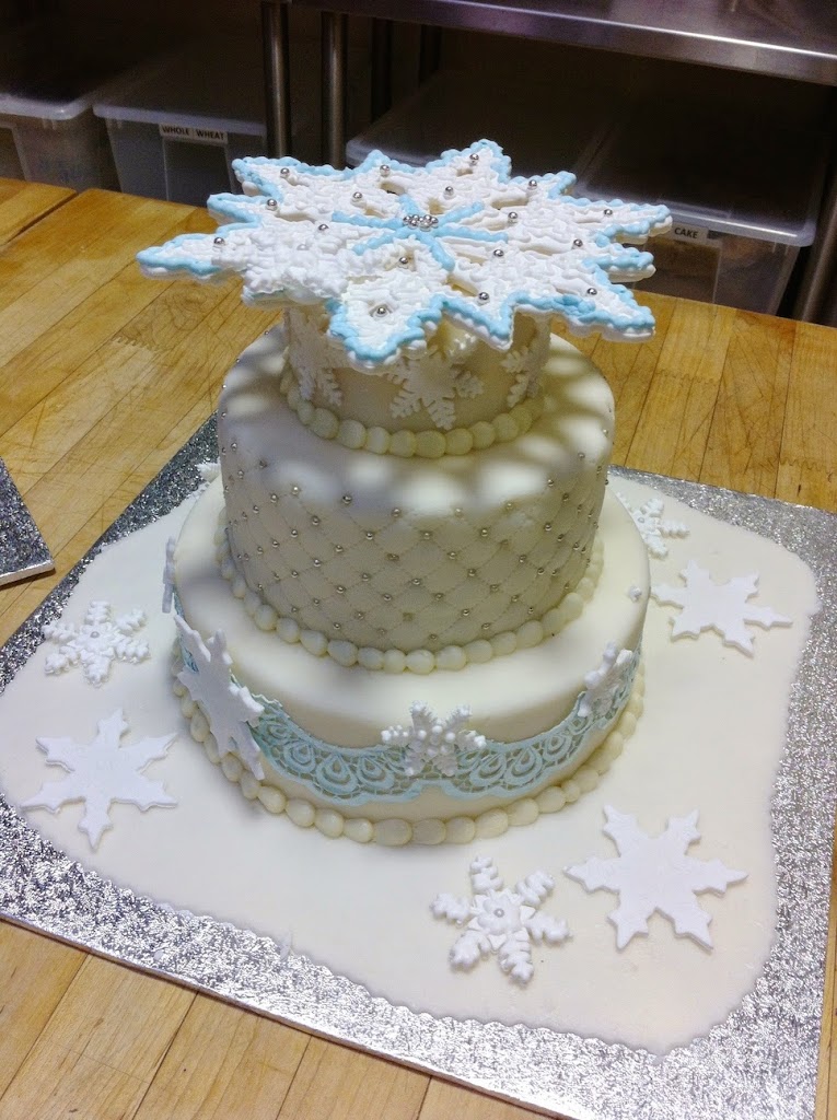 Scenes from a pastry kitchen.