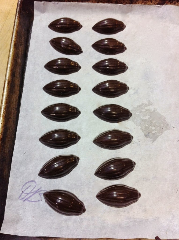 Scenes from a pastry kitchen.