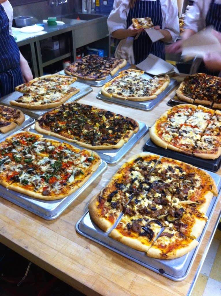 Scenes from the pastry kitchen.