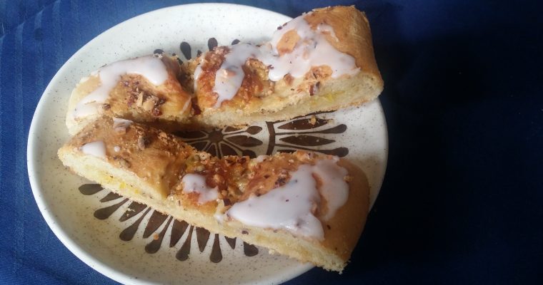 Grandmother`s easy Danish kringle.